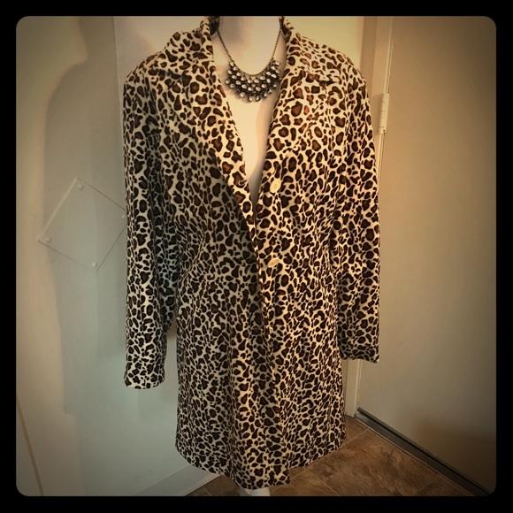 Faux cheetah jacket - Picture 1 of 8